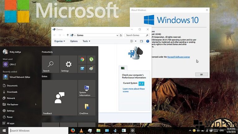 cara mudah mengetahui nilai WEI di windows 10 (1)