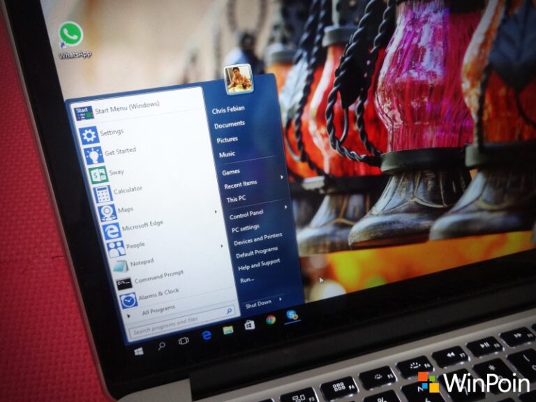 Cara Mendapatkan Start Menu Windows 7 di Windows 10