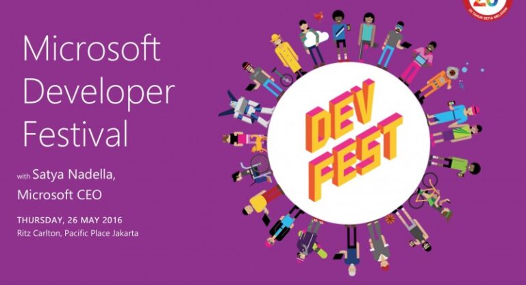 Ikuti Microsoft Developer Festival di Jakarta Bersama Satya Nadella