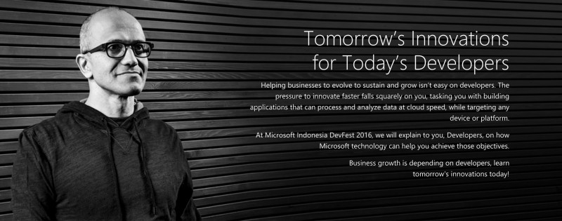 Ikuti Microsoft Developer Festival di Jakarta Bersama Satya Nadella