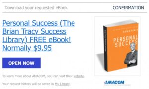 Download Ebook: Personal Success, Kiat Sukses Meraih Mimpi (Senilai $9.95, Gratis!)