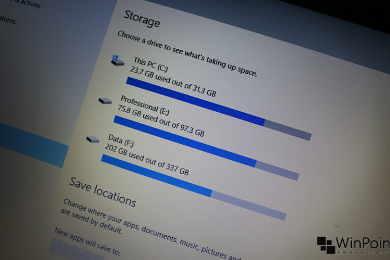 melihat kapasitas penyimpanan di windows 10 (1)