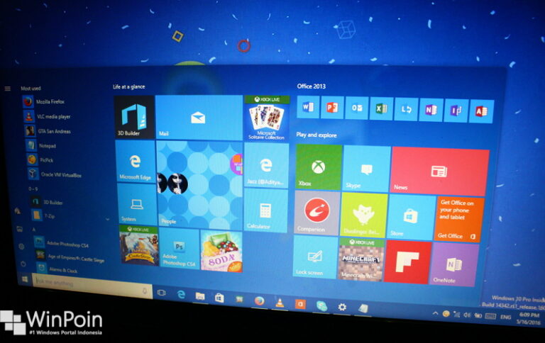 menambahkan kolom tile pada start menu windows 10 (1)