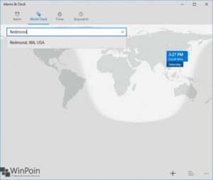menggunakan world clock di windows 10 (2)
