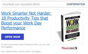 Download Ebook "Work Smarter Not Harder: 18 Tips Produktivitas untuk Meningkatkan Performa Kerja"