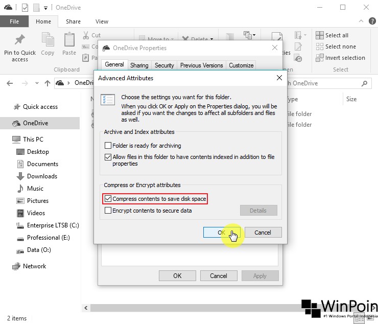 Cara Kompres Ukuran OneDrive di Windows 10 (3)