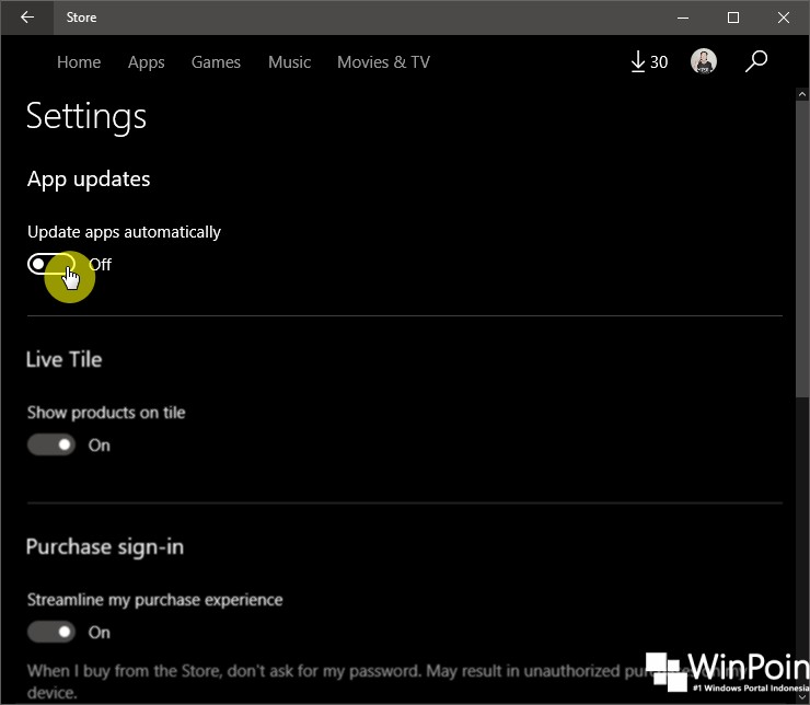 Cara Mematikan Perbaruan Aplikasi Secara Otomatis di Windows 10 (2)