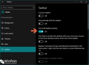 Cara Memperkecil Ukuran Icon Taskbar di Windows 10 (3)