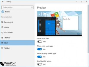 Cara Menyembunyikan 'Most used' dan 'Recently add' Apps di Start Menu Windows 10 (1)