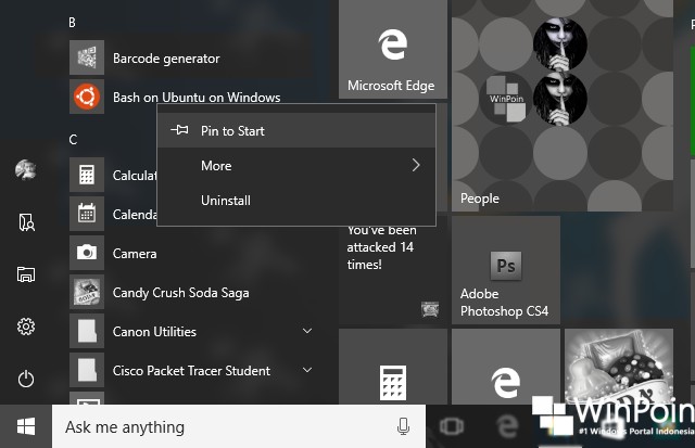 Guide  Yuk Percantik Tampilan Start Menu Windows 10! (1)