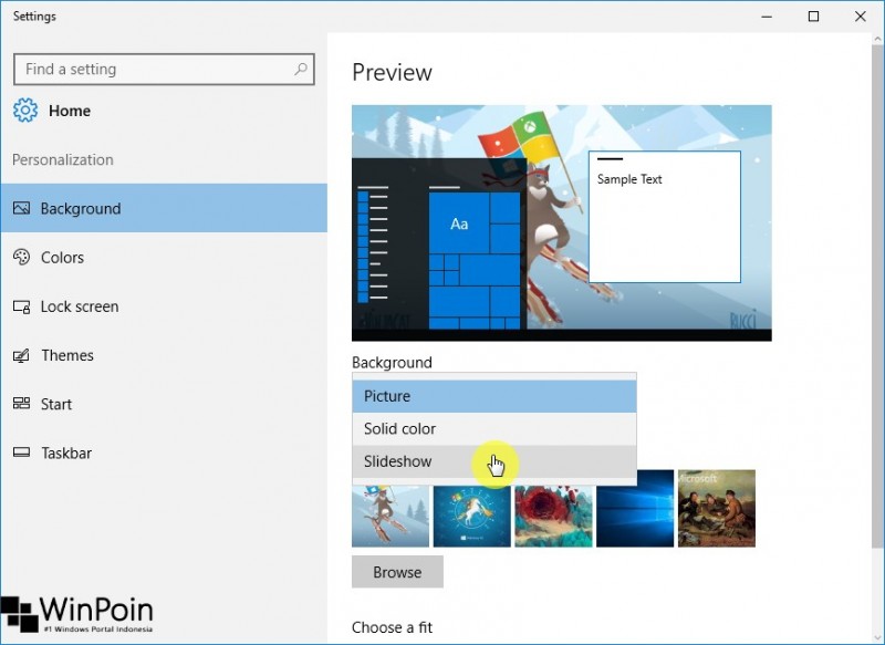 Cara Membuat Slideshow Wallpaper di Windows 10  WinPoin