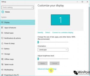 cara mengganti resolusi layar di windows 10 (3)