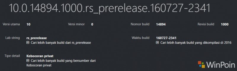 Build Redstone 2 Sudah Terdeteksi di BuildFeed