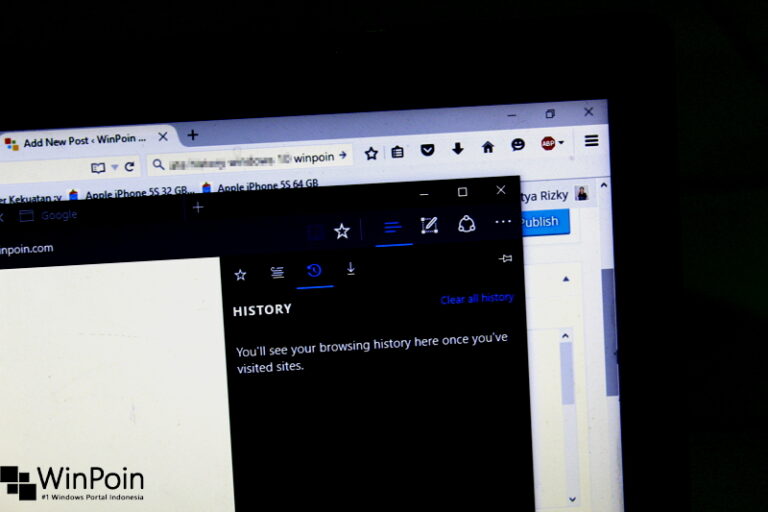 Cara Melihat History Browser Microsoft Edge di Windows 10 (1)