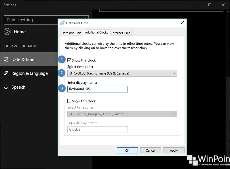 Cara Menambahkan Jam dengan Time Zone Berbeda di Windows 10 (2)