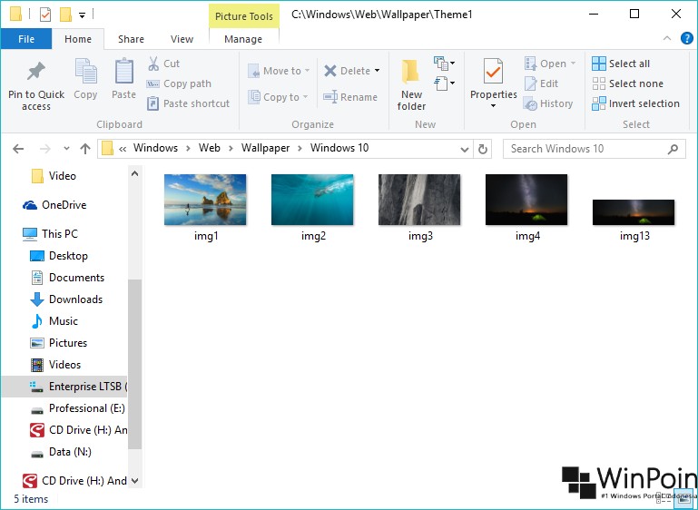 Cara Menemukan Wallpaper Default Windows 10 (7)