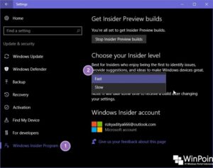Cara Mengganti Insider Level di Windows 10