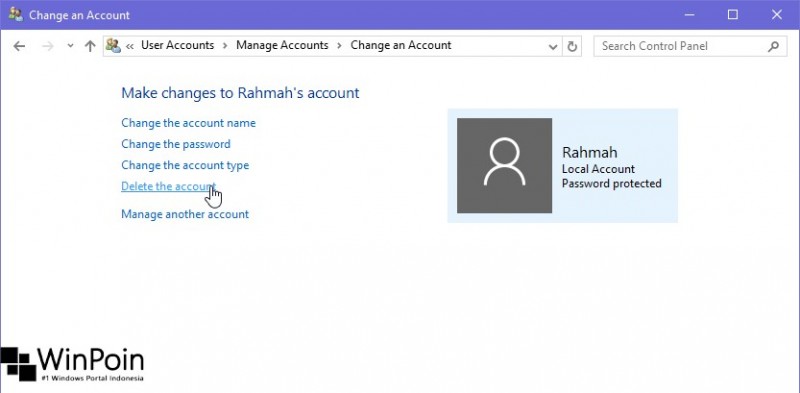 User account name. Mandatory профиль в Windows 10. User Manager account Windows 10.