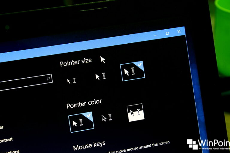 Cara Mengubah Warna dan Ukuran Mouse di Windows 10