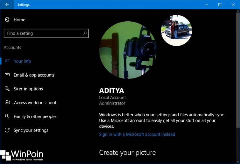 Cara Menjadikan Video Sebagai Account Picture di Windows 10 (5)