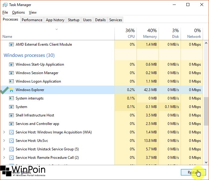 Cara Restart Windows Explorer (3)