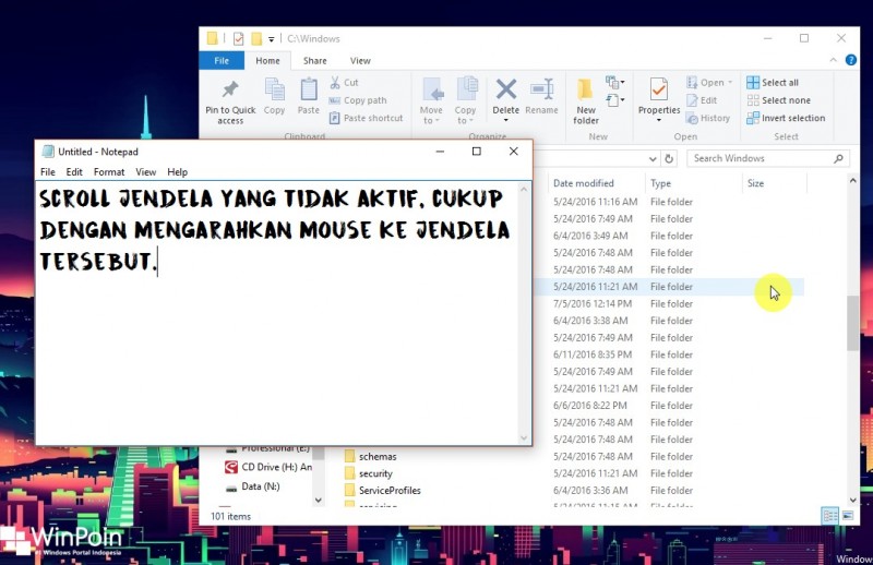 Cara Scoll Jendela yang Tidak Aktif di Windows 10 (1)