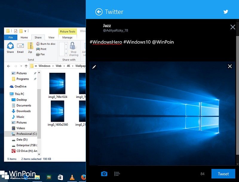 Cara Sharing Konten ke Social Media dari Windows 10 (3)