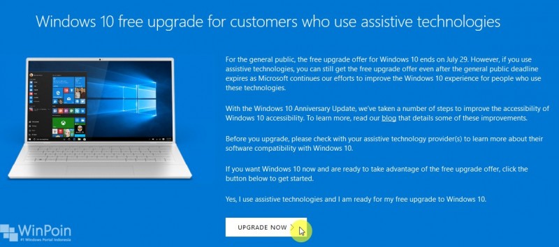 Dengan Cara Ini, Kamu Masih Bisa Upgrade ke Windows 10 Secara Gratis (1)