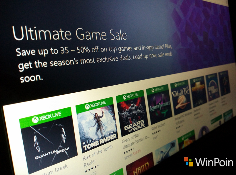 Cek Bursa Windows 10 Milikmu, Ada Promo Ultimate Game Sale!