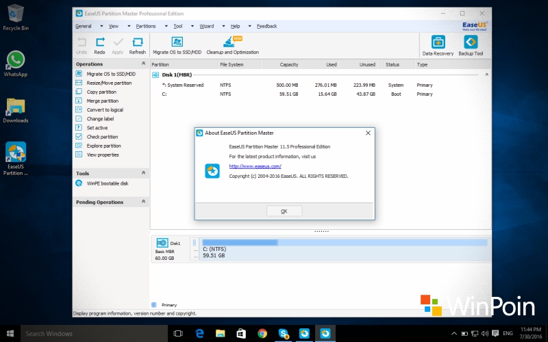 Mudahnya Mengatur Partisi Windows dengan EaseUS Partition Master