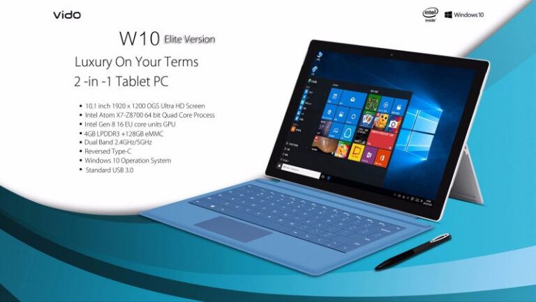 Vido W10: Microsoft Surface 3 Clone Seharga 5.2 Jutaan