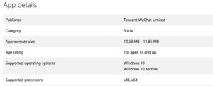 Aplikasi WeChat Universal untuk Windows 10 Muncul di Windows Store