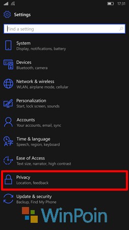 Cara Mengatur Background Apps di Windows 10 Mobile