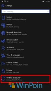 Cara Melakukan Backup di Windows 10 Mobile