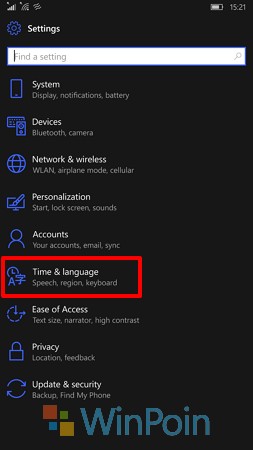 Cara Menambahkan Bahasa Lainnya di Windows 10 Mobile