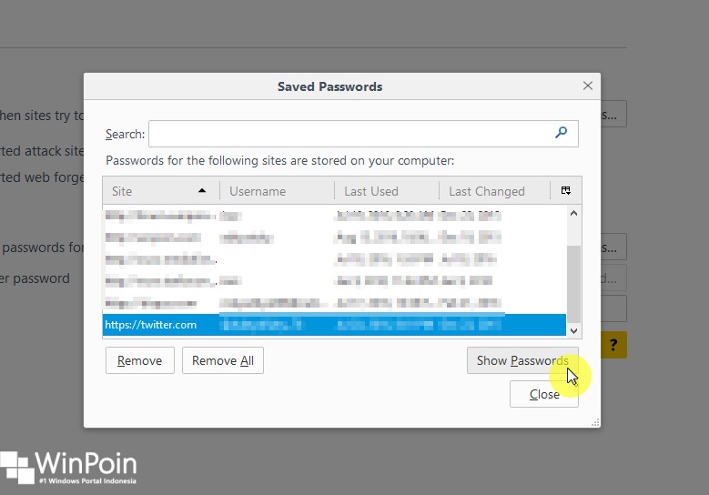 Cara Melihat Password Yang Tersimpan Di Mozilla Firefox Winpoin