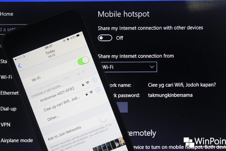 Cara Mengganti Nama dan Password Mobile Hotspot di Windows 10 (1)