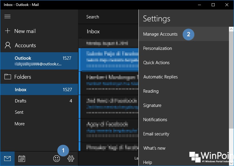 Cara Menghapus Akun Email Dari Aplikasi Mail Di Windows 10 Winpoin