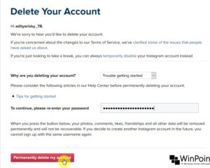 Cara Menghapus Akun Instagram Secara Permanen (5)