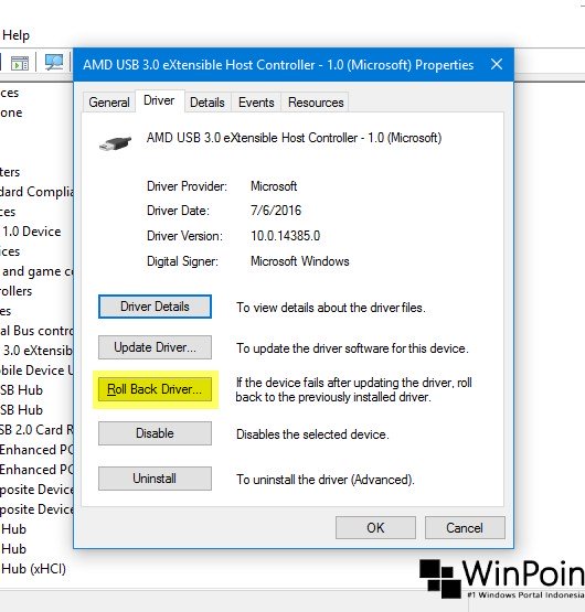 Cara Rollback Driver ke Versi Sebelumnya di Windows 10 (3)