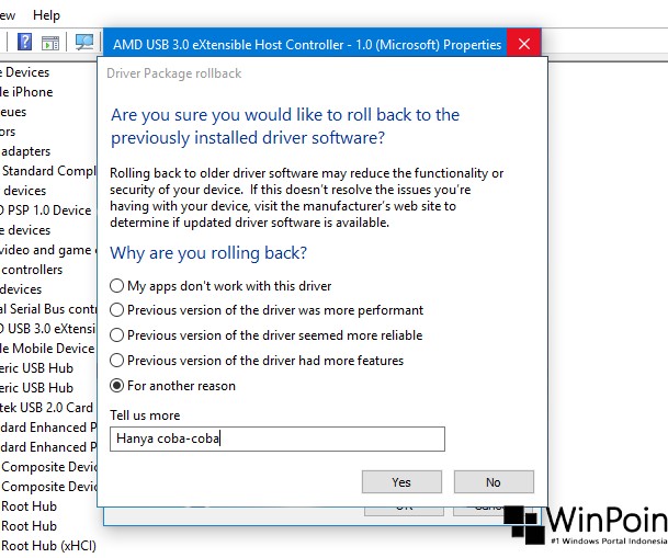 Cara Rollback Driver ke Versi Sebelumnya di Windows 10 (4)