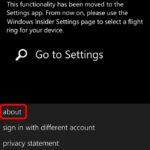 Cara Keluar dari Windows Insider di Windows 10 Mobile Anniversary Update (RS1)