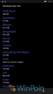 2 Cara untuk Mengunduh Offline Maps di Windows 10 Mobile