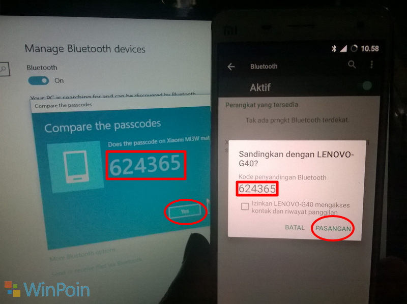 Cara Menyambungkan Bluetooth Ponsel dan Windows PC