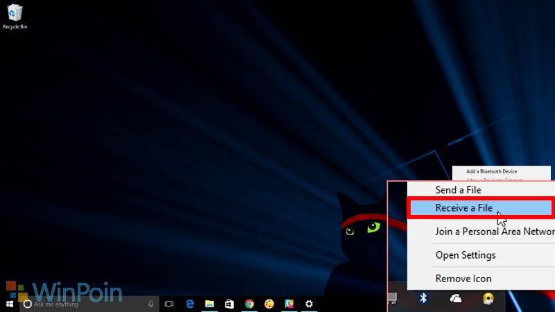 Cara Kirim File dari Ponsel ke Windows PC via Bluetooth