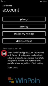 Cara Agar Data Akun WhatsApp Milikmu Tidak Dibagikan ke Facebook