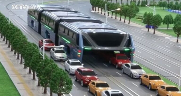 Inilah "Bus Terowongan Raksasa" Buatan Tiongkok untuk Mengatasi Macet