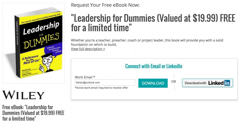 Download Ebook: "Leadership for Dummies" Senilai 263 Ribu, Gratis!