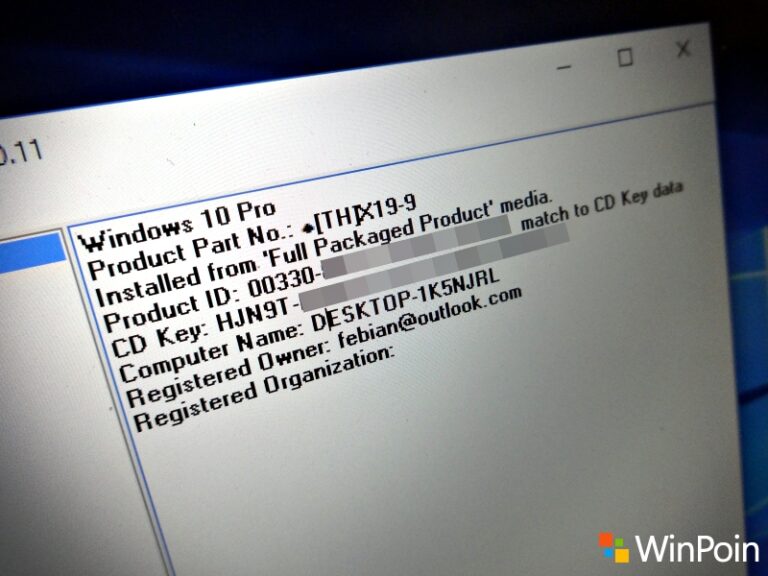 Cara Menemukan Product Key / Lisensi Windows dengan Mudah