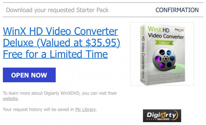 Dapatkan Lisensi WinX HD Video Converter Deluxe Senilai 471 Ribu, Gratis!